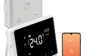PEARL GmbH: revolt Funk-Thermostat mit WLAN und App für Gastherme und Wasserboiler: Gastherme oder Wasserboiler per App über das Smartphone steuern