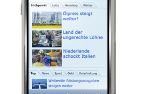 1&1 Mail & Media Applications SE: Erste große Portalseite für alle Apple-Handys: WEB.DE Homepage für neues UMTS-Handy, iPhone 3G