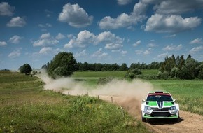 Skoda Auto Deutschland GmbH: Rallye Finnland: SKODA ist bereit für die ,Formel 1 im Wald' (FOTO)