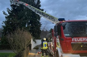 Feuerwehr Moers: FW Moers: Sturm "Zeynep" / 9 weitere Einsätze am Samstag