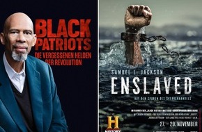 The HISTORY Channel: Themenwochenende "Black History Matters": HISTORY zeigt neue Dokus mit Samuel L. Jackson und Kareem Abdul-Jabbar