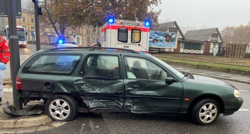 Polizeidirektion Neustadt/Weinstraße: POL-PDNW: Missachtung des Vorranges führt zum Verkehrsunfall