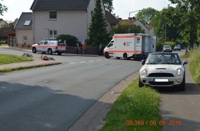 Polizeiinspektion Nienburg / Schaumburg: POL-NI: 12jähriger Radfahrer von Auto erfasst