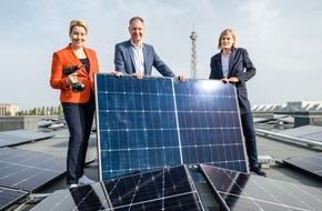 LONGi Green Energy Technology Co., Ltd.: Messe Berlin - Baustart der drittgrößten deutschen Dach-Solaranlage mit Solarmodulen von LONGi Solar