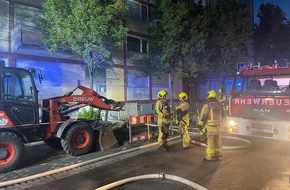 Feuerwehr Stolberg: FW-Stolberg: Drei Verletzte bei Wohnungsbrand
