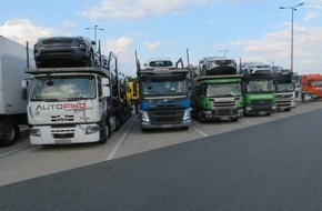 Polizeidirektion Hannover: POL-H: Bundesautobahn (BAB) 2: Schwerlastkontrollen an der Autobahnraststätte Lehrter See und am Autohof in Lehrte