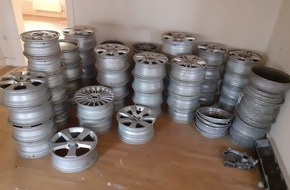 Polizeiinspektion Goslar: POL-GS: Alu-Felgen sichergestellt / Polizei sucht Eigentümer