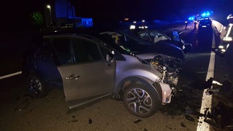 Polizeidirektion Bad Kreuznach: POL-PDKH: Verkehrsunfall unter Alkoholeinwirkung - B 41 ab Höhe der Abfahrt Gensingen voll gesperrt -