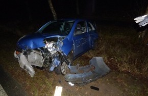 Polizeiinspektion Celle: POL-CE: Salinenmoor - Zwei Schwerverletzte nach Verkehrsunfall auf der L 240