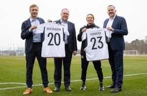 Vorwerk Gruppe: Vorwerk begleitet die DFB Frauen-Nationalmannschaft als offizieller Partner ins WM-Jahr 2023