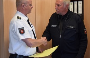 Polizeiinspektion Leer/Emden: POL-LER: ++ Langjähriger Mitarbeiter der Polizeiinspektion Leer/Emden in den Ruhestand verabschiedet ++