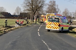 Polizeiinspektion Stade: POL-STD: 65-jähriger Quadfahrer unter Alkohol bei Unfall in der Gemarkung Ahlerstedt schwer verletzt, Bedrohungslage in Buxtehude-Ottensen glimpflich beendet