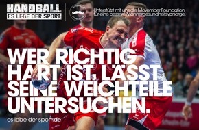 Handball-Bundesliga GmbH: DKB Handball-Bundesliga unterstützt im dritten Jahr die Charity-Organisation "Movember"