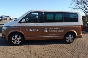 Helios Gesundheit: Corona Testmobile: Helios startet mobiles Angebot für Corona Tests – flächendeckend, schnell und sicher