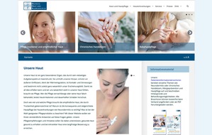 Deutsche Haut- und Allergiehilfe e.V.: Pressemitteilung: Deutsche Haut- und Allergiehilfe mit neuer Hautpflege-Website