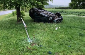 Polizeidirektion Bad Kreuznach: POL-PDKH: Verkehrsunfall aufgrund überhöhter Geschwindigkeit