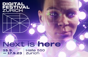 Digital Festival / MCH Group: Digital Festival 2023: Die zukunftsträchtigste Community kommt wieder während 3 Tagen in Zürich zusammen