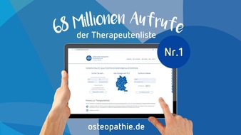 Verband der Osteopathen Deutschland e.V.: Deutschlands Nummer 1: Auf osteopathie.de in besten Händen / Verband der Osteopathen Deutschland (VOD)