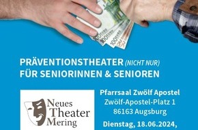 Polizeipräsidium Schwaben Nord: POL Schwaben Nord: Lug und Betrug - Präventionstheater