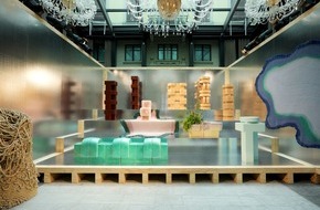 DURAVIT AG: Balcoon-Scapes: Duravit und Patricia Urquiola enth&uuml;llen zur Milan Design Week eine skulpturale Installation