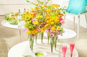 Blumenbüro: Fröhliche Momente mit Chrysanthemen / Die Chrysantheme als blühender Gast auf der Sommerparty