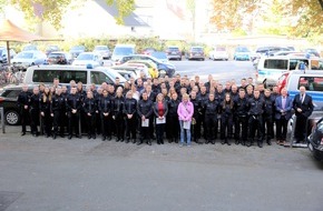 Polizeidirektion Osnabrück: POL-OS: 91 neue Mitarbeiterinnen und Mitarbeiter in der PD Osnabrück begrüßt