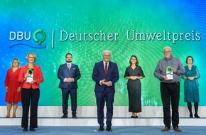 Deutsche Bundesstiftung Umwelt (DBU): Steinmeier: Gemeinsam umsteuern für Klimaschutz und Artenvielfalt / Bundespräsident überreicht Deutschen Umweltpreis 2021
