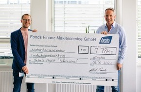 Fonds Finanz Maklerservice GmbH: Bike 4 School: Fonds Finanz unterstützt Mitarbeiterengagement und spendet für Hope Valley Farm School in Südafrika