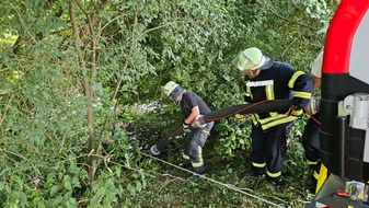 FW-AR: Interkommunale Waldbrandübung der Feuerwehren Ense und Arnsberg