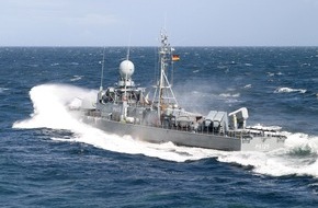 Presse- und Informationszentrum Marine: Schnellboote mit Kurs auf Warnemünde - "Zobel" und "Hyäne" kehren heim (mit Bild)