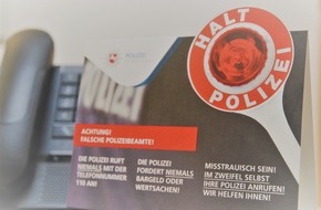 Polizeiinspektion Delmenhorst / Oldenburg - Land / Wesermarsch: POL-DEL: Stadt Delmenhorst / LK Oldenburg: Warnung vor Anrufen von falschen Polizeibeamten