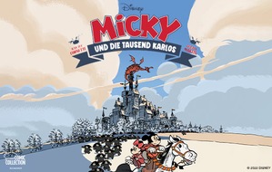 Egmont Ehapa Media GmbH: Der neueste Streich der Disney-Hommagen: Eine atemloses Mittelalter-Abenteuer mit Micky Maus und den tausend Karlos!