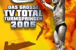 ProSieben: Redaktionelle Sperrfrist für Online-Medien: heute, 7. November 2005, 22.15 Uhr! ÂDas große TV total Turmspringen 2005Â Â Das offizielles Plakat zum Event