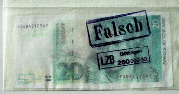 Polizeidirektion Göttingen: POL-GOE: (02) Falschgeld auf der Kirmes