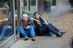 "Die Frau in Blau" am 21. Januar im Ersten / Joachim Kr&oacute;l und Jonas Nay in einem Film von Rainer Kaufmann