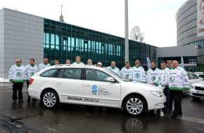 Skoda Auto Deutschland GmbH: SKODA Flotte seit über 20 Jahren im Dienst der IIHF Eishockey-WM (BILD)