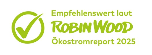 Green Planet Energy eG: ROBIN WOOD Ökostromreport 2025 / Green Planet Energy erneut unter den Top 10