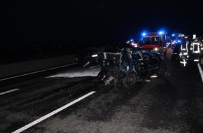 Verkehrsdirektion Koblenz: POL-VDKO: Verkehrsunfall auf der A 48 mit 6 beteiligten Fahrzeugen und 4 verletzten Personen