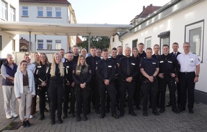 Polizeiinspektion Hameln-Pyrmont/Holzminden: POL-HM: Neue Gesichter in der Polizeiinspektion Hameln-Pyrmont/Holzminden