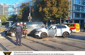 Feuerwehr München: FW-M: E-Call meldet Verkehrsunfall (Berg am Laim)