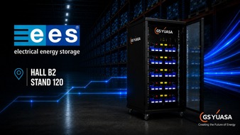 GS Yuasa Battery Germany GmbH: Fortschrittliche Energiespeicherl&ouml;sungen auf der ees Europe 2026 - von GS Yuasa