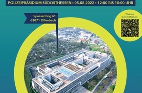 Polizeipräsidium Südosthessen: POL-OF: Einladung: "Hessischer Polizeisommer" im Polizeipräsidium Südosthessen