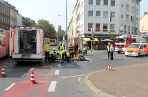 Polizei Aachen: POL-AC: Fahrradfahrer bei Unfall verletzt