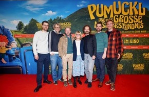Constantin Film: PUMUCKL UND DAS GROSSE MISSVERSTÄNDNIS / Große Premiere für den kleinen Kobold / PUMUCKL feiert sein Kino-Comeback in München