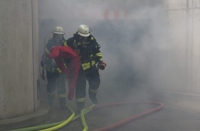 Freiwillige Feuerwehr der Gemeinde Sonsbeck: FW Sonsbeck: Interkommunaler Trainingstag am Institut der Feuerwehr in Münster