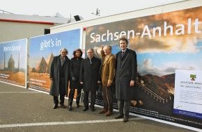 IMG - Investitions- und Marketinggesellschaft Sachsen-Anhalt mbH: Plakataktion bewirbt UNESCO-Welterbestätten des Landes