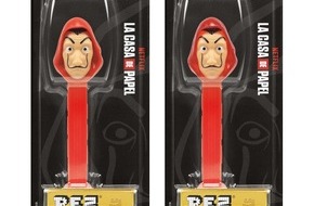 PEZ International GmbH: PEZ International GmbH: Spender mit Dali-Maske – der Hype um Haus des Geldes erfasst PEZ