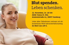 ADAC Hansa e.V.: ADAC Studie zeigt: Viele wollen Blut spenden, doch nur wenige tun es – ADAC Hansa e.V. lädt zum Spendetermin ein