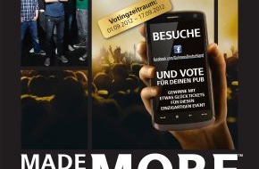 Diageo Guinness Continental Europe: Arthur Guinness Day 2012: Größte Party zu Ehren des Guinness-Gründers / Deutsche Band "Revolverheld" ist Markenbotschafter - Karten für exklusives Live-Konzert zu gewinnen (BILD)