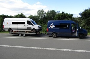 Polizeidirektion Kaiserslautern: POL-PDKL: A62/Glan-Münchweiler, Anhängelast deutlich überschritten